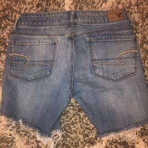 American Eagle light wash shorts size 2